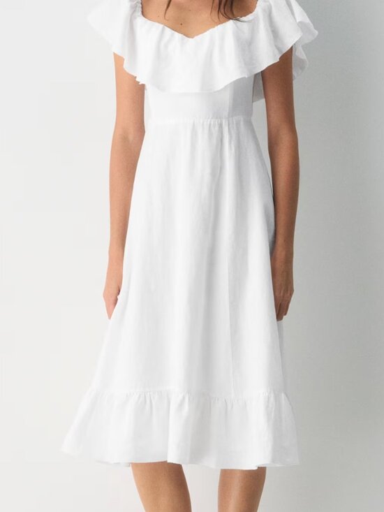 Aritzia Dresses & Skirts - Aritzia Wilfred Marmion Linen Dress NWT